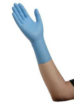 Exam Glove ESTEEM XP Medium NonSterile Nitrile Extended Cuff Length Smooth Blue Chemo Tested N8852XPB Case of 1000