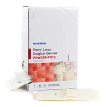 McKesson Perry Surgical Gloves, Size 7, Sterile  20-1070N, Box of 50