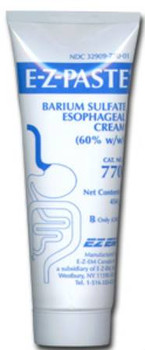 Bracco Diagnostics;   E-Z-PasteÂ® Contrast Media Barium Sulfate 60% Oral Paste Tube 454 Gram BARIUM, CRM E-Z-PASTE 1LB TUBE(12/CS)