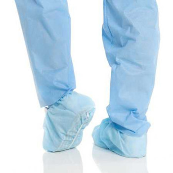 Shoe Cover X-tra Traction One Size Fits Most Shoe-High Non-Skid Blue NonSterile 69252 Pack/100