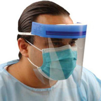 Wrap Around Face Shield Crosstex® One Size 3/4 Length Anti-fog Disposable NonSterile GCSSB Case of 72