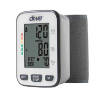 Drive BP3200 Home Automatic Digital Blood Pressure Monitor, Wrist, Medium Cuff, Cloth Fabric Cuff, Pack of 1