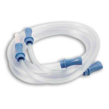 Suction Connector Tubing 18 Inch Length / 6 Foot Length 0.188 Inch I.D. NonSterile Straw Connector Clear NonConductive Plastic 4680 Case/50