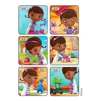 Disney® 75 per Pack Doc McStuffins Sticker 2-1/2 Inch 1500P Roll of 1