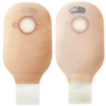Colostomy Pouch New Image Two-Piece System 12 Inch Length Drainable 18192 Pack of 1