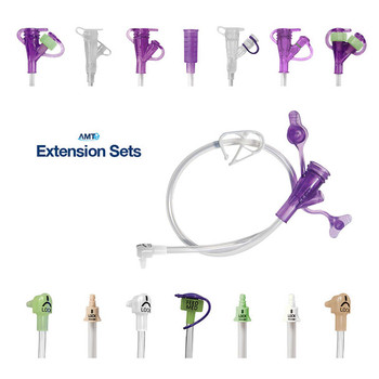 Gastric Extension Set with Purple Hybrid Y-Port G-JET 12 Inch 6-1222-H Case/10