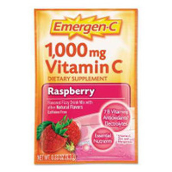 Oral Supplement Emergen-C® Daily Immune Support Raspberry Flavor Powder 0.30 oz. Individual Packet 07631430201 Box of 30