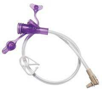 AMT MiniONE Balloon Button Low Profile Legacy Jejunal Feed Set 12? Right Angle Y-Port with Enhanced Med-Port Plug  8-1257G, Pack of 1