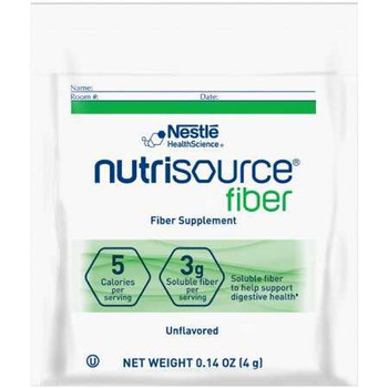 Oral Supplement Nutrisource Fiber Unflavored 4 Gram Individual Packet Powder 4390097648 Case/75