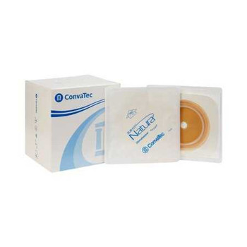 Colostomy Barrier Sur-Fit Natura Cut-to-Fit Standard Wear Stomahesive White Tape 2-3/4 Inch Flange Sur-Fit Natura Hydrocolloid 1-7/8 to 2-1/2 Inch Stoma 125261 Box/10