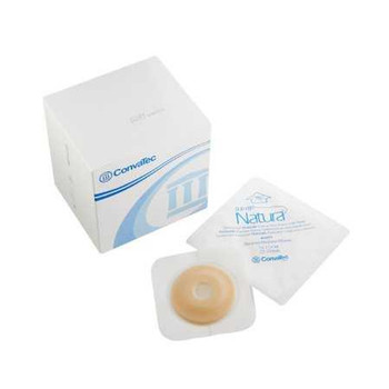 Colostomy Barrier Sur-Fit Natura Mold to Fit Extended Wear Durahesive White Tape 1-3/4 Inch Flange Universal Hydrocolloid Convex 7/8 to 1-1/4 Inch Stoma 404593 Box/10