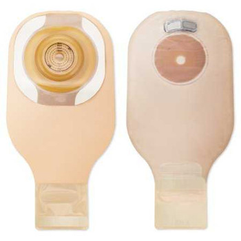 Filtered Ostomy Pouch Premier Flextend One-Piece System 12 Inch Length 1-1/2 Inch Stoma Drainable Soft Convex Trim To Fit 8678 Box/5