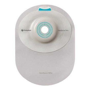 Filtered Ostomy Pouch SenSura Mio Convex One-Piece System 8-1/4 Inch Length Maxi 3/8 to 1-11/16 Inch Stoma Closed End Deep Convex Trim To Fit 16355 Box/10