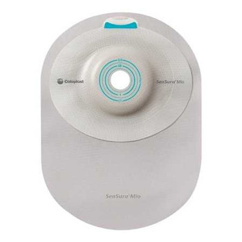 Filtered Ostomy Pouch SenSura Mio Convex One-Piece System 8-1/4 Inch Length Maxi 5/8 to 1-5/16 Inch Stoma Closed End Convex Light Trim to Fit 16326 Box/10