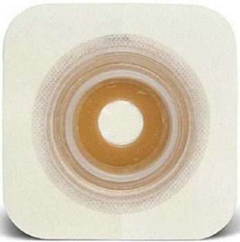 Skin Barrier SUR-FIT Natura Stomahesive Moldable 1-3/4 Inch Flange Acrylic Collar 7/8 to 1-1/4 Inch Stoma Medium 413422 Box/10