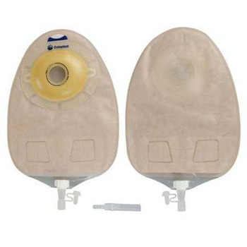 Urostomy Pouch SenSura One-Piece System 10-3/8 Inch Length Maxi 1-1/4 Inch Stoma Drainable Convex Light Pre-Cut 11818 Box/10