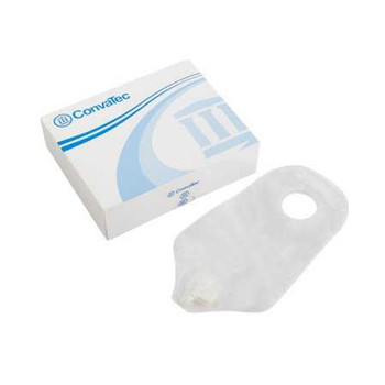 Urostomy Pouch Sur-Fit Natura Two-Piece System 10 Inch Length Drainable 401544 Box/10