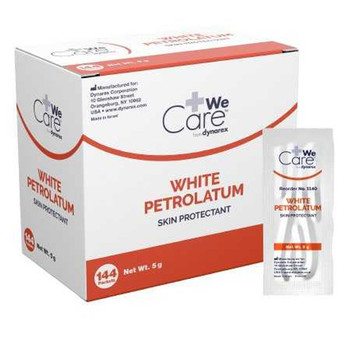 Petroleum Jelly WeCare 5 Gram Individual Packet NonSterile 1140 Box of 144