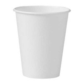 Drinking Cup Solo® 8 oz. White Paper Disposable 378W-2050 Case of 1000
