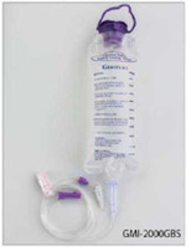 Gravity Feeding Bag Set with ENFIT Connector and Transitional Adapter Generica 1000 mL GMI2000GBS Case of 30