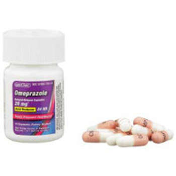 Geri-Care Geri-Care Omeprazole Acid Reducer Delayed-Release 20.6 mg, 42 Capsules per Box, Case of 24 Boxes