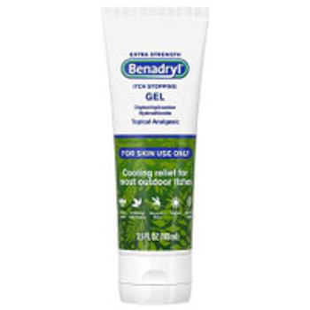 Itch Relief Benadryl® 2% Strength Gel 3.5 oz. Tube 31254717157 Pack of 1