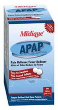 Pain Relief APAP 325 mg Strength Acetaminophen Tablet 150 per Box 14536 Box of 150