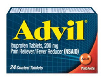 Pain Relief Advil® 200 mg Strength Ibuprofen Tablet 24 per Box 00573015020 Bottle of 1