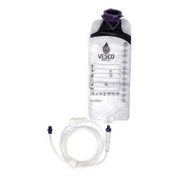 Gravity Feeding Bag Set with ENFit Connector 1000 mL VED-049 Pack of 1