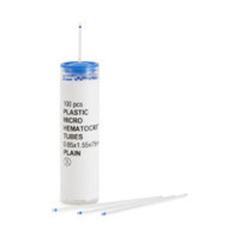 McKesson Capillary Blood Collection Tube Plain 40 µL Without Closure Plastic Tube 554 Pack of 1