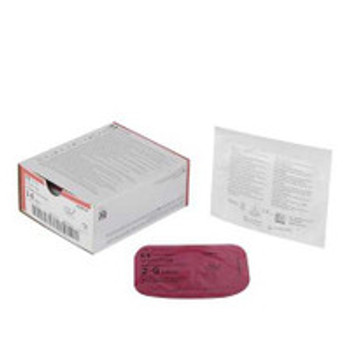 Absorbable Suture with Needle V-Loc 90 Wound Closure Device Polyester CT-2 1/2 Circle Taper Point Needle Size 2 - 0 Barbed Monofilament VLOCM2145 Box of 1