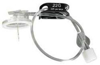Huber Needle Infusion Set Surecan Safety II 19 Gauge 4/5 Inch 7-1/2 Inch Tubing Without Port 4447001-02 Box of 20