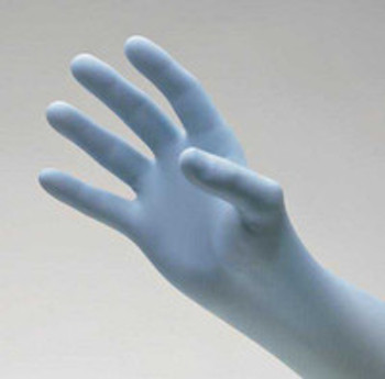 Exam Glove NitriDerm® Ultra Blue Small NonSterile Nitrile Standard Cuff Length Fully Textured Light Blue Chemo Tested / Fentanyl Tested 157100 Box of 100