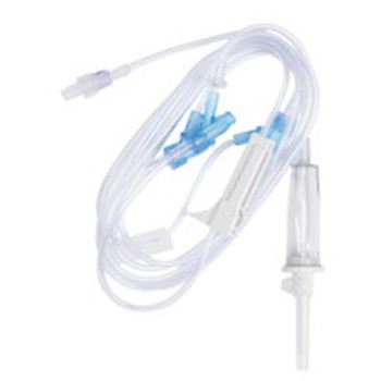 B. Braun SafeDay IV Administration Set, 15 Drops, 112'' Tube, 3 Ports, SafeDay Valve Port  352640, Box of 50