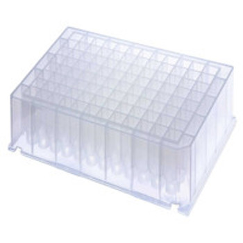 96-Well PCR Plate KingFisher Deep Well / V Bottom 2 mL Clear NonSterile 95040450 Pack of 50