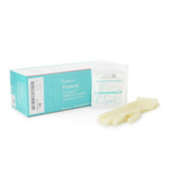 Surgical Glove Protexis PI Classic Size 6.5 Sterile Polyisoprene Standard Cuff Length Smooth Ivory Not Chemo Approved 2D72PL65X Box of 50