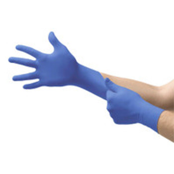 Exam Glove Ultraform® X-Large NonSterile Nitrile Standard Cuff Length Textured Fingertips Blue Not Rated UF-524-XL Case of 2500