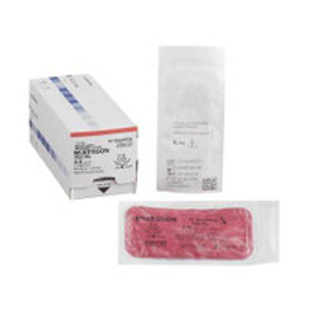 Absorbable Suture with Needle McKesson Polyglycolic Acid / PCL P-12 3/8 Circle Precision Reverse Cutting Needle Size 3 - 0 Monofilament SY497GX Box of 1