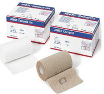 2 Layer Compression Bandage System JOBST® Compri2 9-3/4 to 12-1/2 Inch No Closure Tan NonSterile 40 mmHg 7627101 Pack of 1
