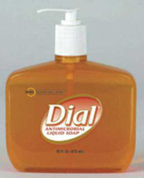 Antimicrobial Soap Dial® Gold Liquid 16 oz. Pump Bottle Scented DIA80790CT Pack of 1