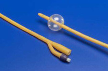 Foley Catheter Ultramer 2-Way Coude Tip 5 cc Balloon 16 Fr. Hydrogel Coated Latex 1616C Pack of 1