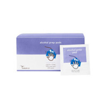 Alcohol Prep Pad Cardinal Health 70% Strength Isopropyl Alcohol Individual Packet Large Sterile MW-APL Box of 200