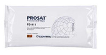 PROSAT® Surface Disinfectant Cleaner Premoistened Cleanroom Manual Pull Wipe 30 Count Pouch Alcohol Scent NonSterile PS-911 Bag of 30