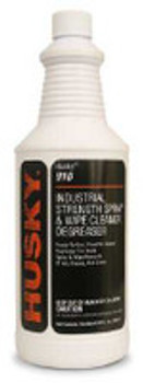 Husky® 910 Surface Cleaner / Degreaser Manual Pour Liquid 1 Quart Bottle Mint Scent NonSterile HSK-910-03 Case of 12