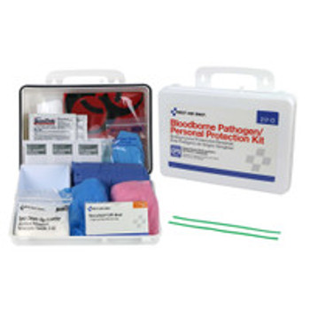 Blood Borne Pathogen / Personal Protection /Spill Kit First Aid Only 217-O Case of 10