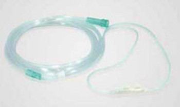 Nasal Cannula Continuous Flow AirLife Adult Curved Prong / NonFlared Tip SFT2699 Case of 50