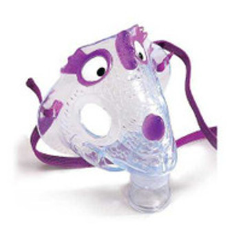 Aerosol Mask AirLife® Elongated Style Pediatric Adjustable Head Strap 001266 Case of 50
