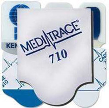 ECG Resting Electrode Foam Backing Radiolucent / MR Tested Tab Connector 4 per Pack ER88007- Carton of 10