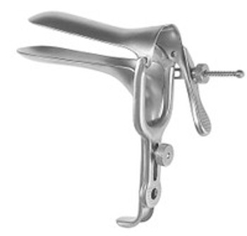 Vaginal Speculum McKesson Argent Pederson NonSterile Surgical Grade Stainless Steel Small Double Blade Duckbill Reusable Without Light Source Capability 43-1-347 Pack of 1