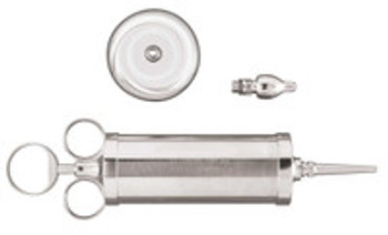 Ear Syringe with Shield McKesson Argent Three Ring Style Three Ring, Silver Barrel and Plunger OR Grade 43-1-251 Pack of 1